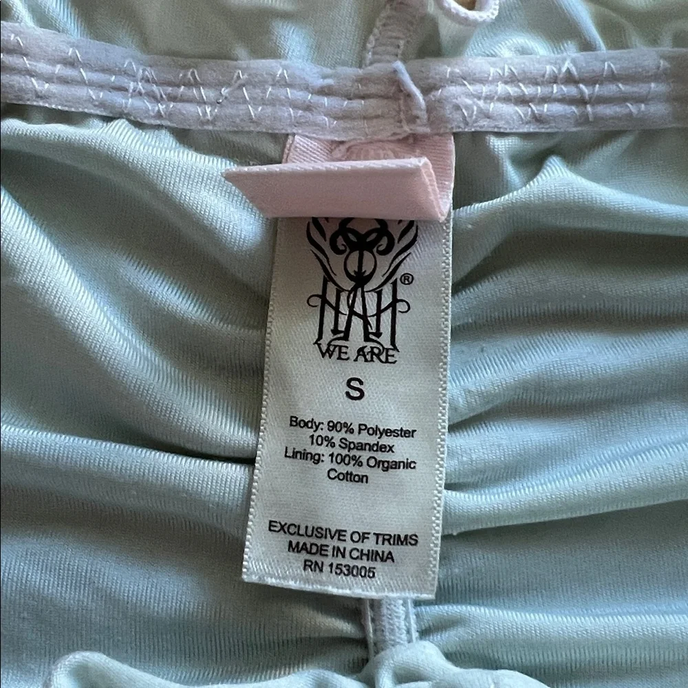 HaH Hot As Hell Lace Pajama Set light blue - Picture 7 of 8